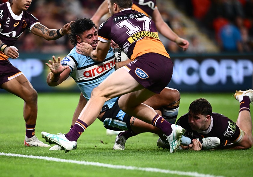 Royce Hunt proved a handful against the Broncos.