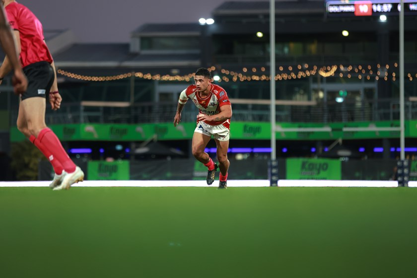 Aublix Tawha playing for Redcliffe Dolphins in 2024.