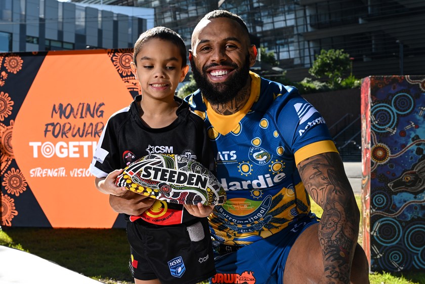 The present and the future came together to launch Inidgenous Round on Tuesday morning. 