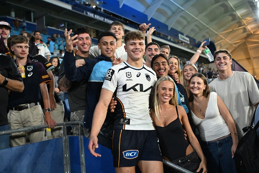 Antonio Verhoeven still had plenty of support for his debut, even though his family were unable to make the trip from New Zealand.