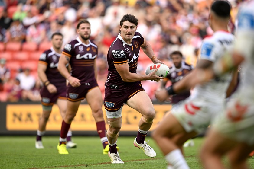 Fletcher Baker in action for the Broncos earlier this season.