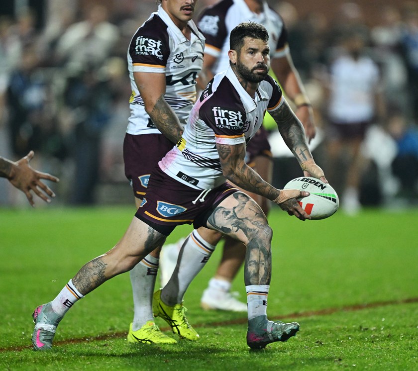 Adam Reynolds with the ball for the Broncos.