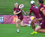 Boy from the bush ready to Mann up and play his role