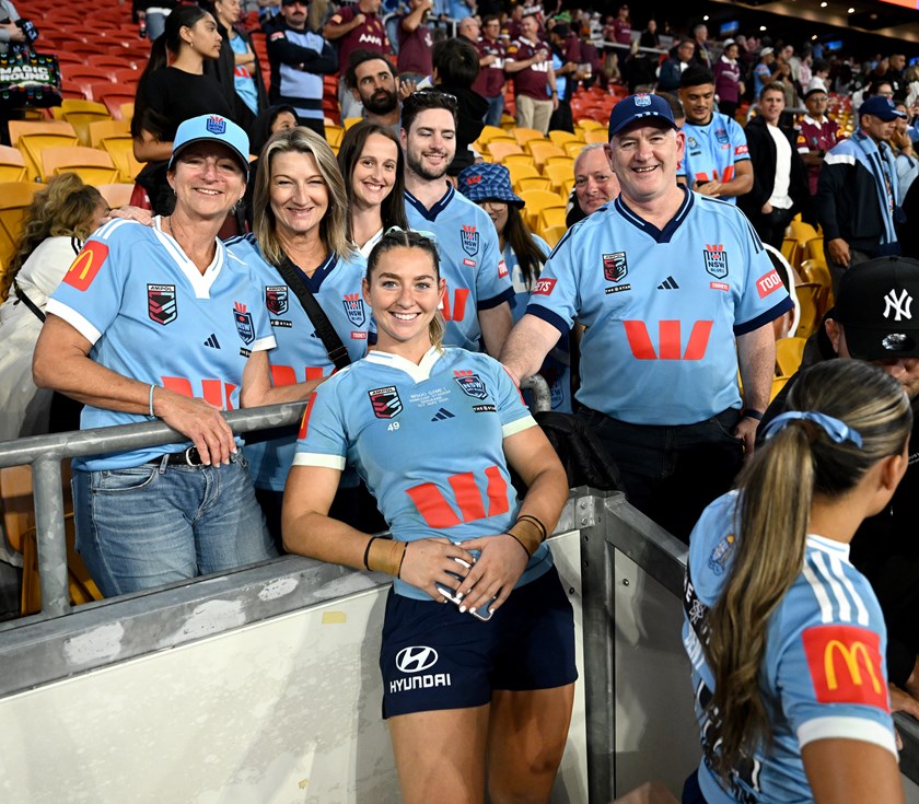 Jocelyn Kelleher with supporters.