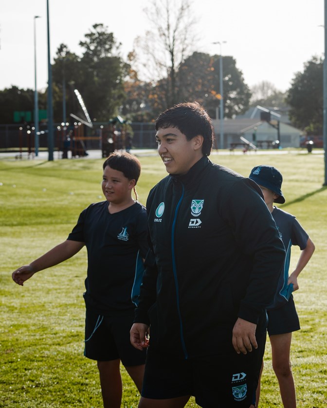 Warriors forward Laishon Albert- Jones is a dedicated community leader.