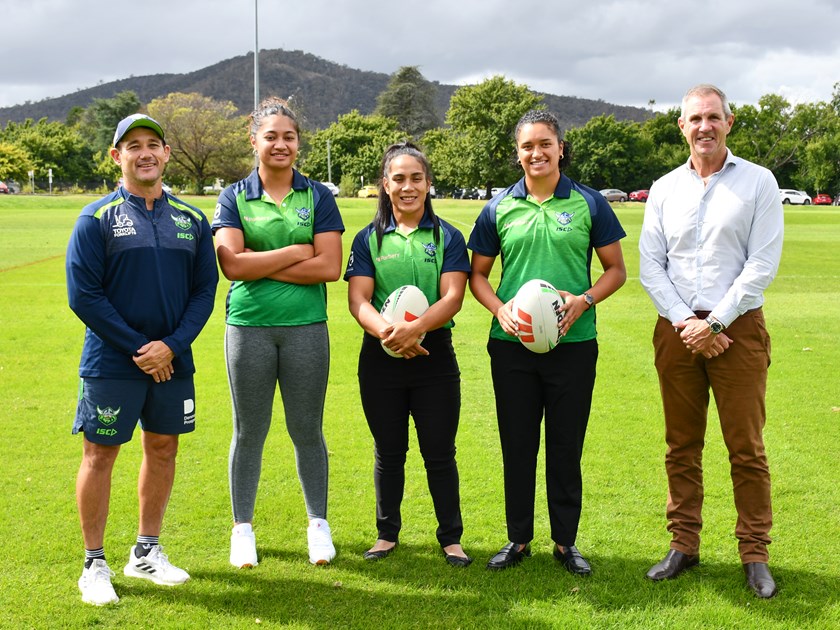 Jillaroos Simaima Taufa and Zahara Temara join Monalisa Soliola as the club’s first official signings ahead of the 2023 NRLW season.