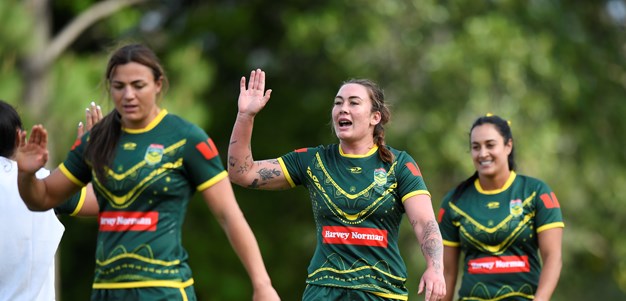 Propped up: Elliston puts her hand up for higher honours