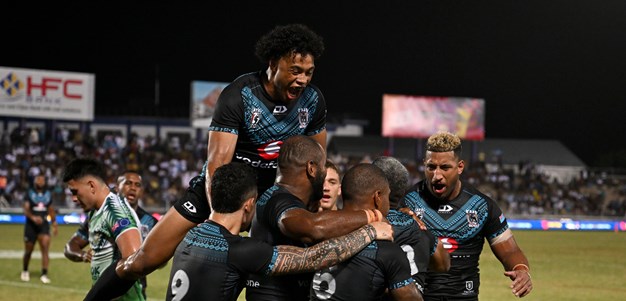 Fiji keep promotion hopes alive with rout of Cook Islands