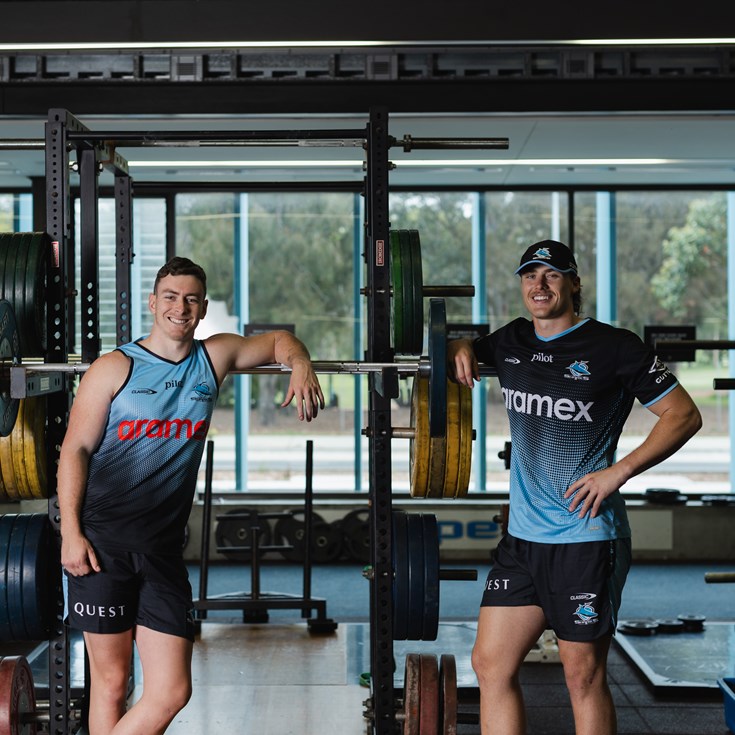 The special bond driving Sharks duo through injury torment