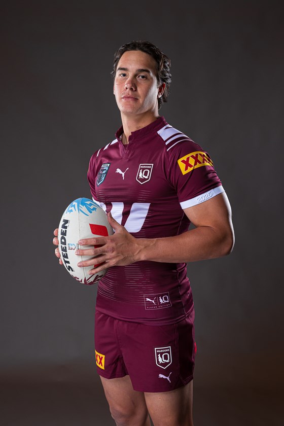 Jack Howarth in Maroons kit.