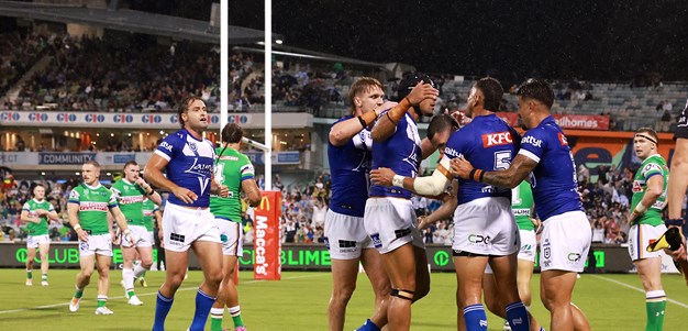 As it happened: Dogs barking after epic win in Canberra