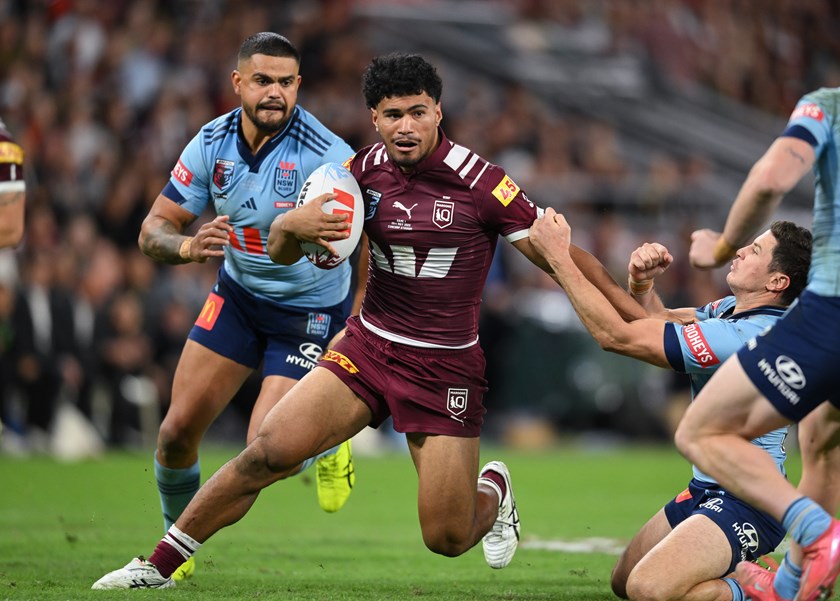 Robert Toia performed well for the Maroons in his debut.