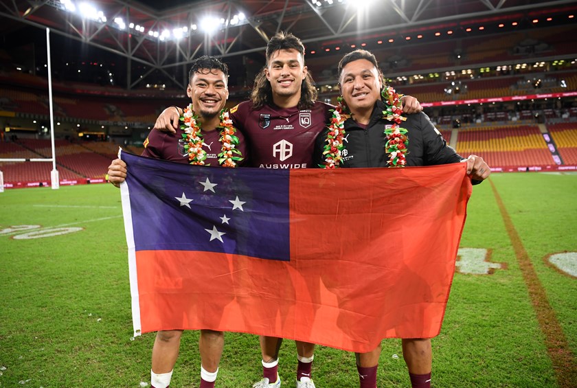 Jeremiah Nanai, Tino Fa'asuamaleaui and Josh Papalii will reunite in Origin for the first time since 2022.