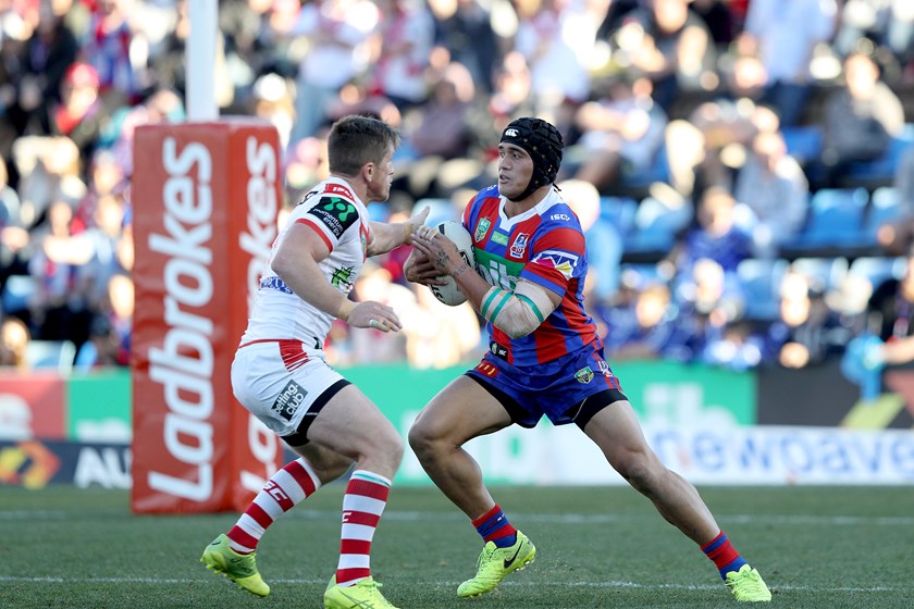 Knights star Sione Mata'utia.