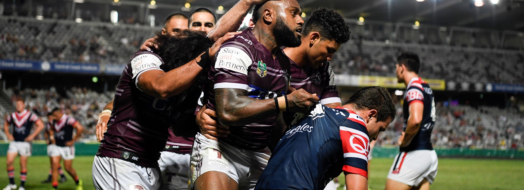 Manly winger Akuila Uate.