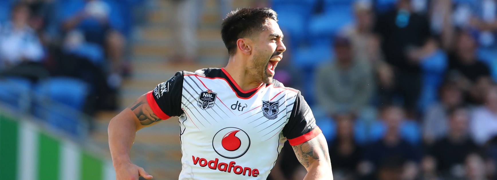 Warriors halfback Shaun Johnson.