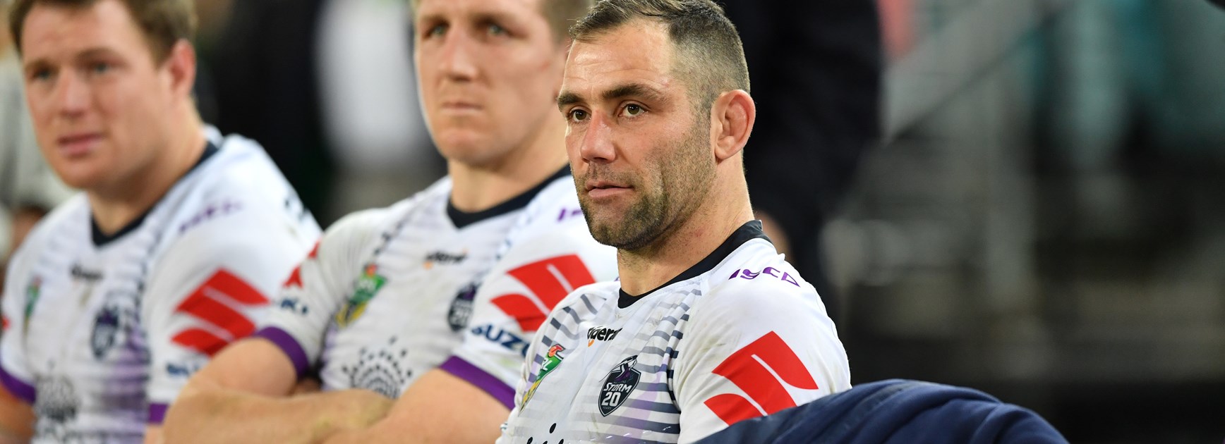 Storm's Cameron Smith on the sideline last Friday night.