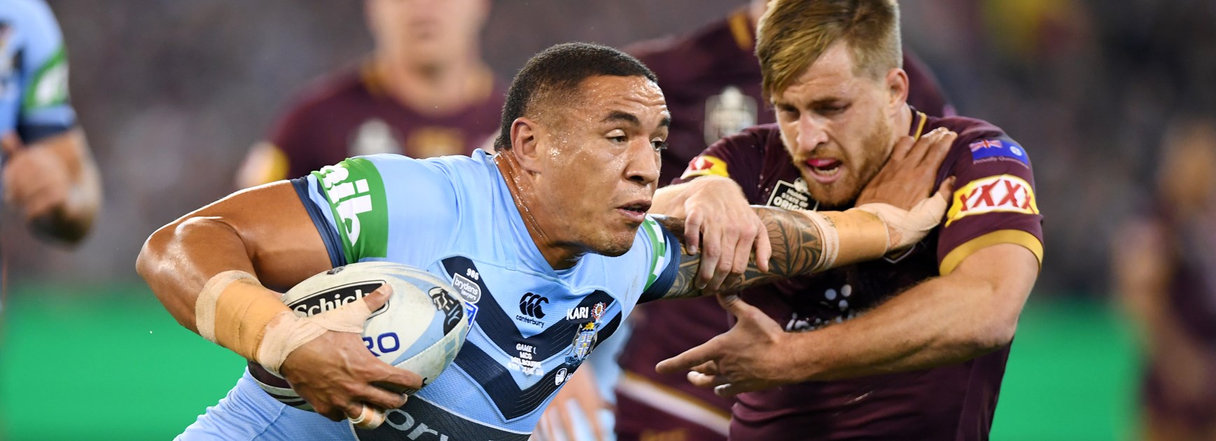 Tyson Frizell and Cameron Munster.