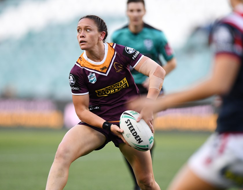 Broncos player Brittany Breayley.