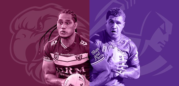 Sea Eagles v Storm: Manly 1-17; Asofa-Solomona on bench