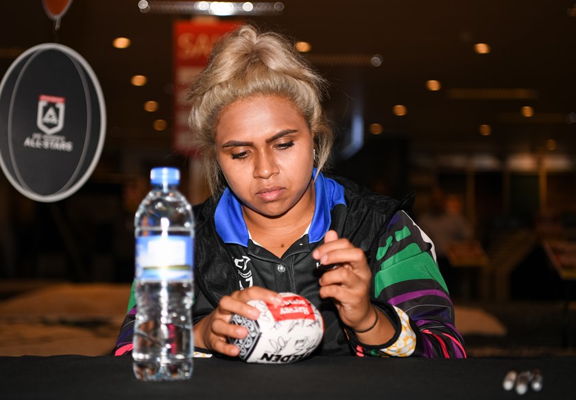 Kennedy's sister Kandy has also played for the Indigenous All Stars