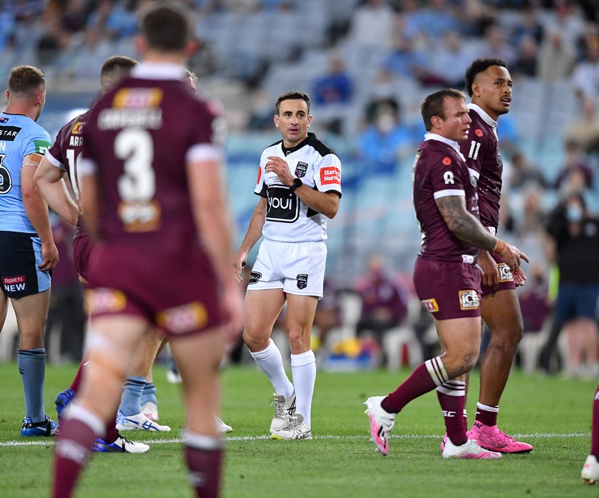 Gerard Sutton during the 2020 State of Origin series.