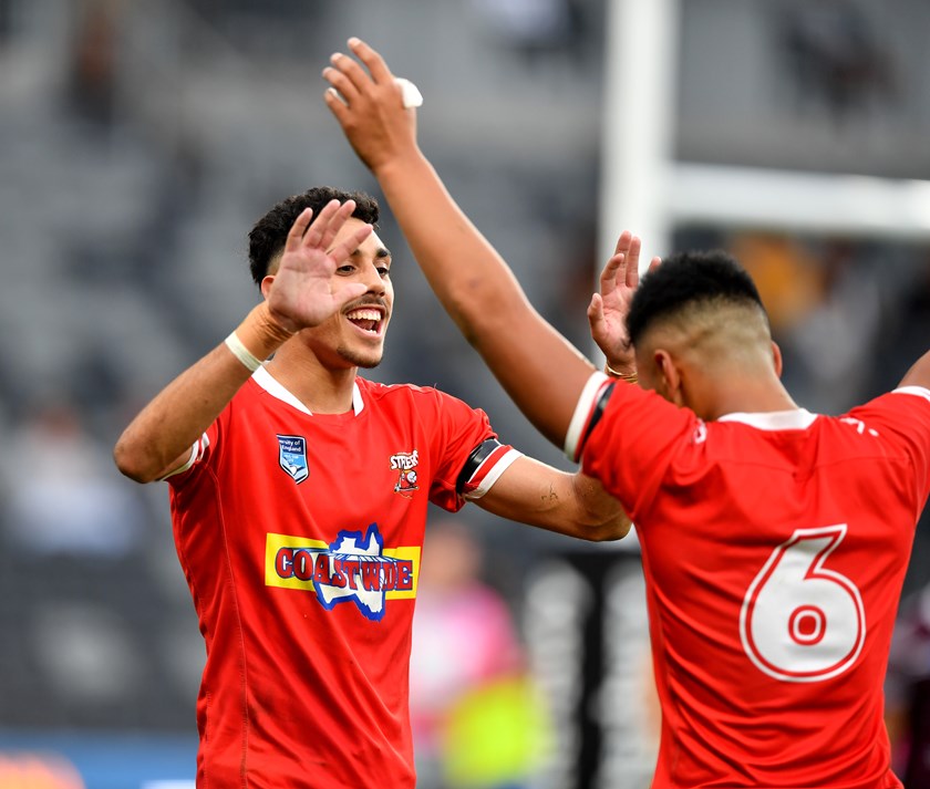 Tyrell Sloan during the 2019 SG Ball premiership-winning season.