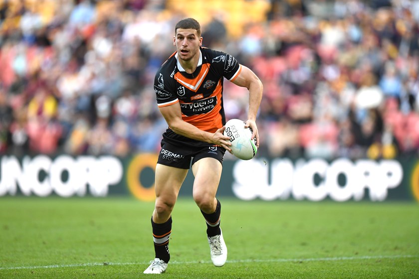 Wests Tigers five-eighth Adam Doueihi.