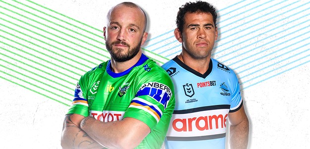 Raiders v Sharks: Schneider named halfback; Mulitalo moves to centre