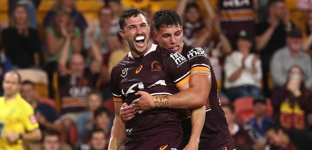 Broncos charge home to down brave Bulldogs in Brisbane