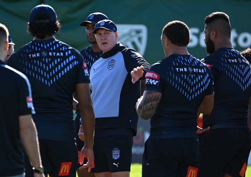 Paul McGregor taking charge at NSW Origin training