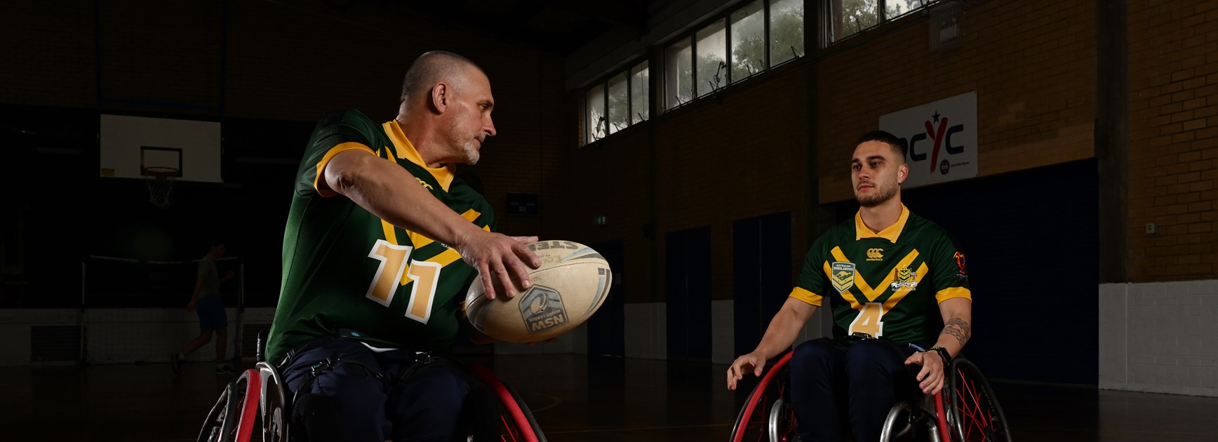 Craig and Corey Cannane. ©NRL Photos
