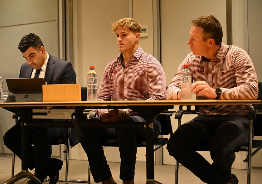 Dragons forward Jack de Belin was unsuccessful at the NRL Judiciary on Tuesday night.