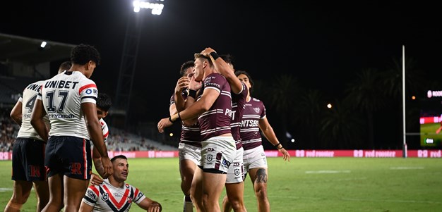 Garrick hat-trick puts Sea Eagles on verge of Pre-Season title