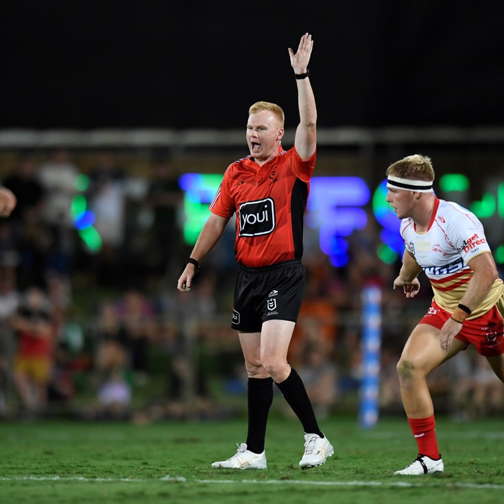 Match Officials: NRL Round 22 and NRLW Round 2