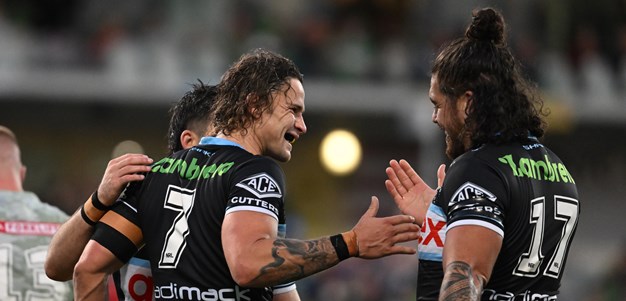Shark attack: Cronulla dominate Raiders in Canberra
