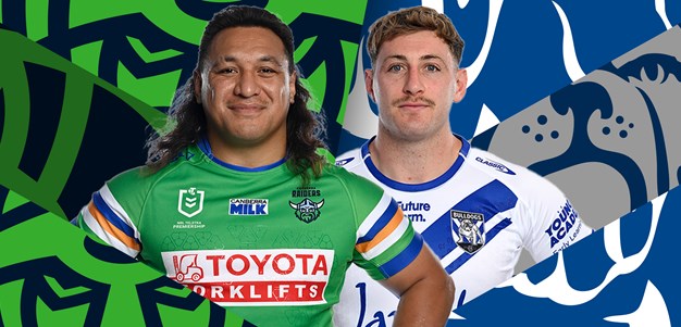 Raiders v Bulldogs: Rapana right to go; Curran in for Salmon