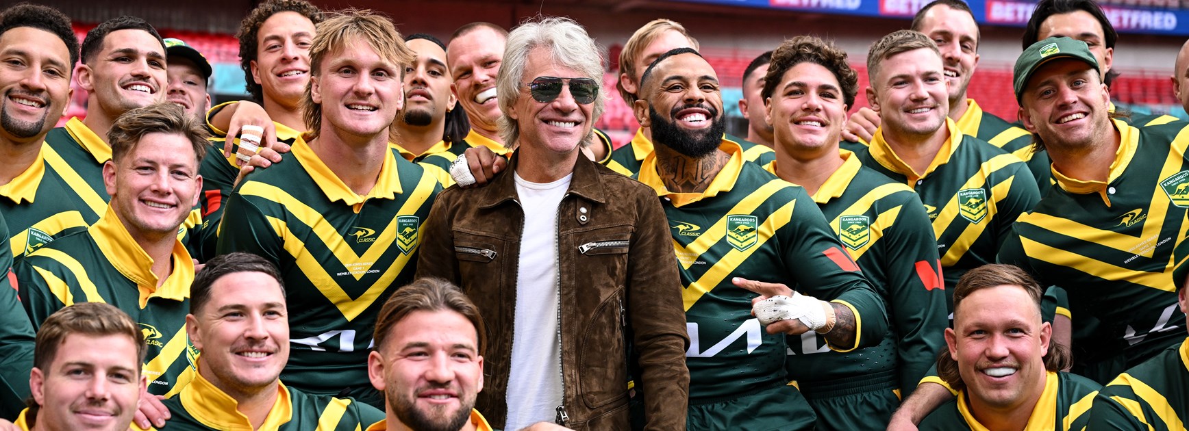 Surprise meeting with Bon Jovi has Roos ready to rock Wembley