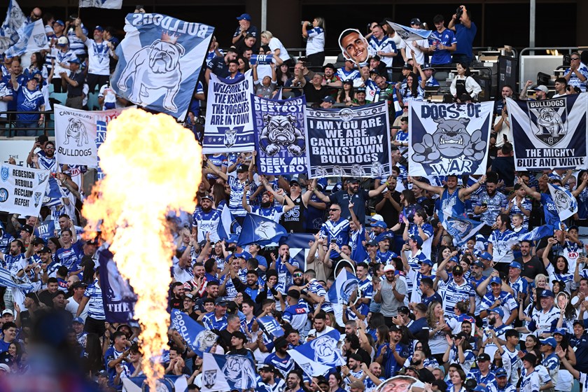 More than 65,000 fans packed into Accor Stadium to set a new record for a standalone NRL game on Friday afternoon. 