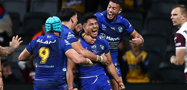 As it happened: Hawkins steps up as Eels stun Sea Eagles