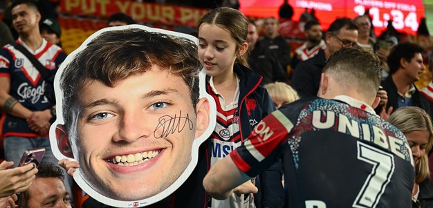 Sam's all smiles as Roosters' finals charge gathers steam