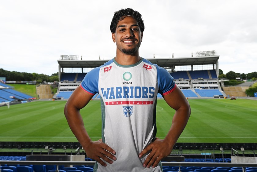 Alofiana Khan-Pereira is enjoying his move to Auckland to play for the Warriors