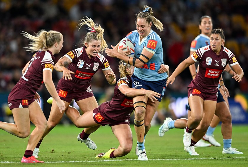 Second-rower Kezie Apps was one of NSW's best players in their 32-12 Origin triumph at Suncorp Stadium.