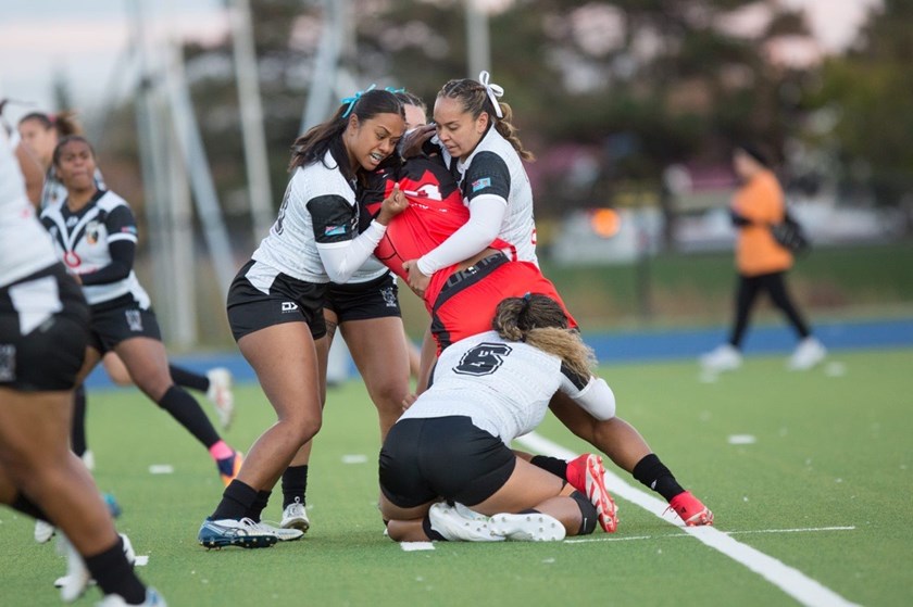 A ruthless Fiji are within one win of a World Cup berth after a 48-0 shut out of Canada.