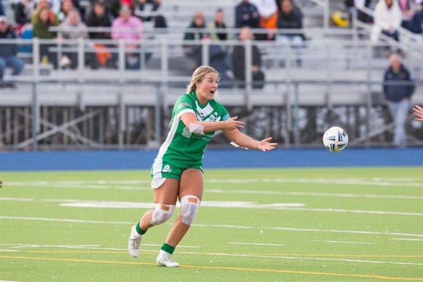 Wests Tigers star Lily Rogan had Ireland's best scoring chance just before halftime.