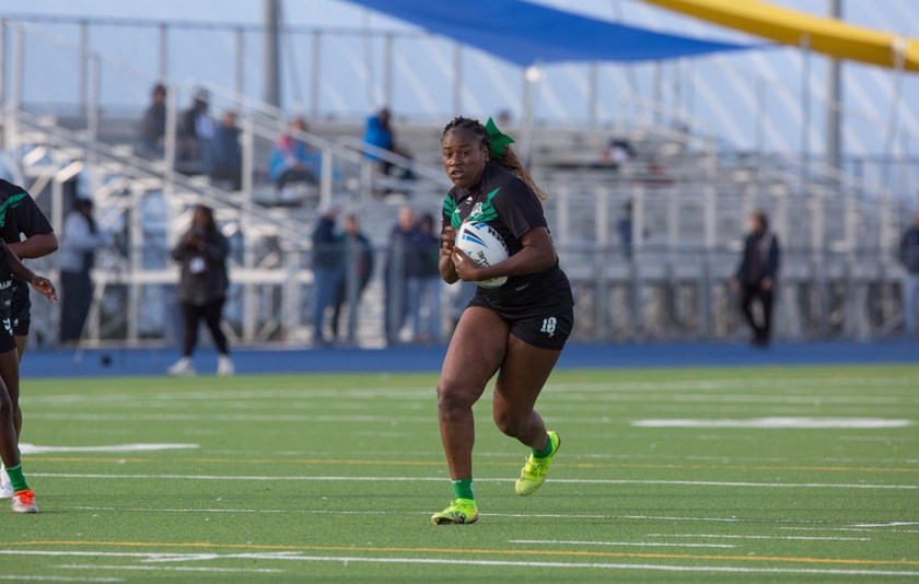 Nigerian prop Fedelia Omoghan scored the only try of the first half.