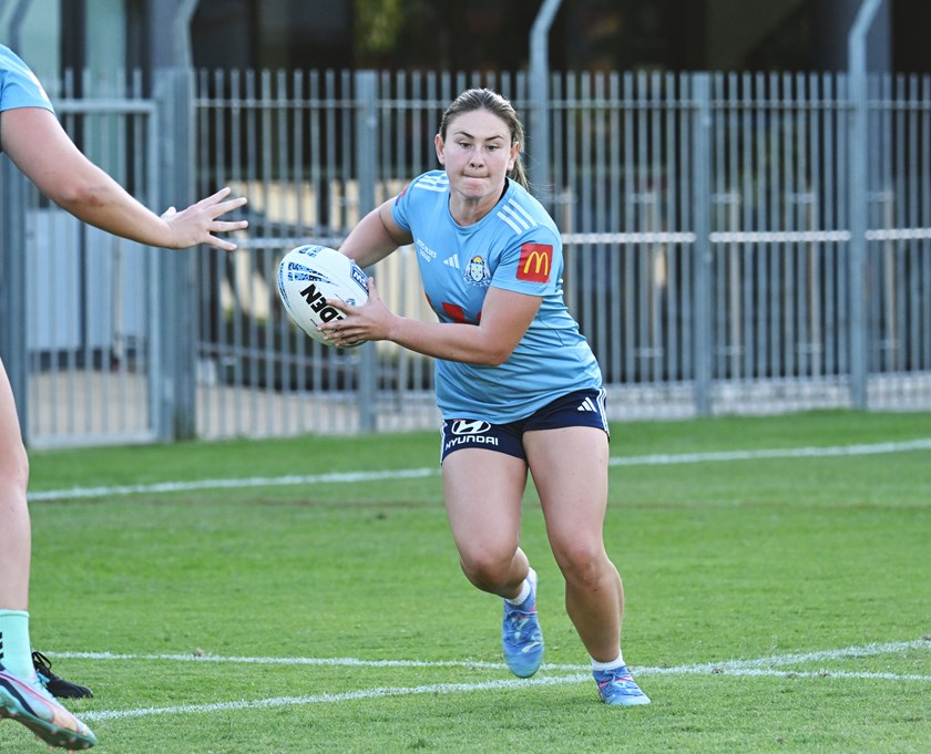 Keeley Davis won the NSW No.9 jersey after impressing during a six-week training block.