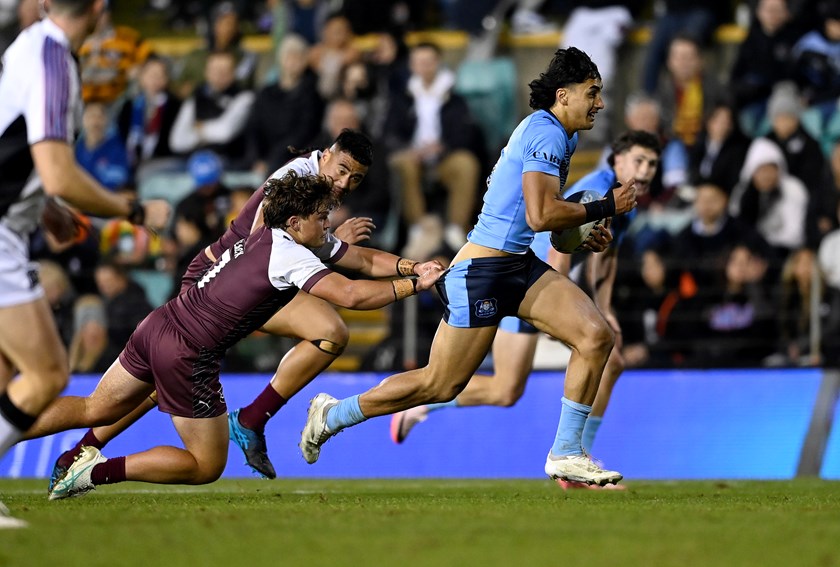 Casey McLean in action for NSW U19s in 2024.
